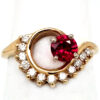 .43 ct. Ruby and Diamond 14k Ring
