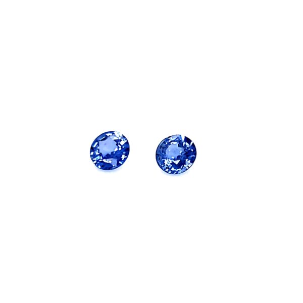 1.17 tcw. Blue Sapphire Pair