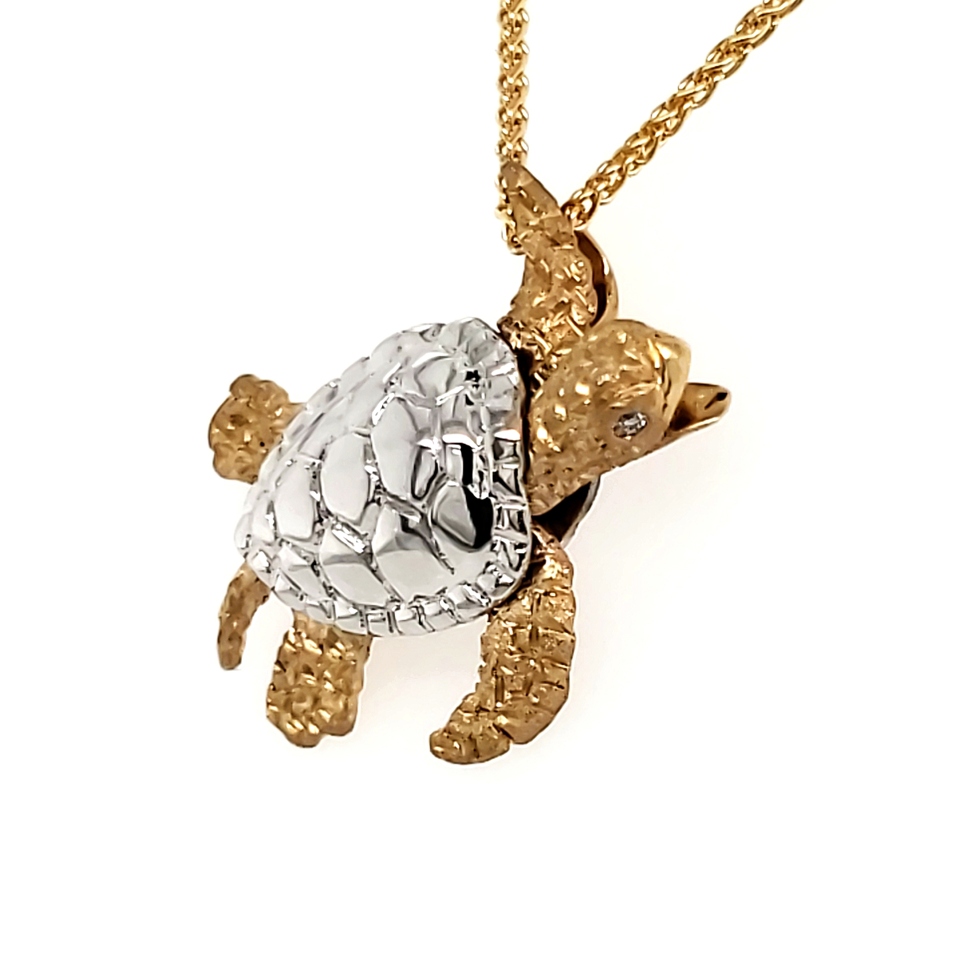 Denny Wong Sea Turtle Pendant | Jennifer's Jewelry LLC