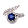 1.62 carat Blue Sapphire Ring