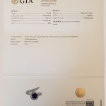 1.62 carat Blue Sapphire Ring Certification