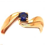.38 ct. Blue Sapphire 14k Ring