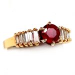.80 ct. Ruby and Diamond Ring