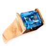 Blue Topaz Cathedral Ring