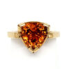 Custom 4.38 carat Spessartite Garnet Ring