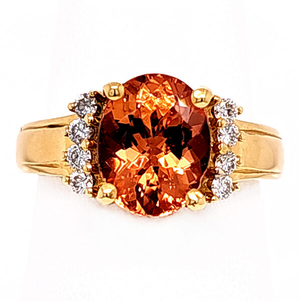 Imperiald Topaz Ring
