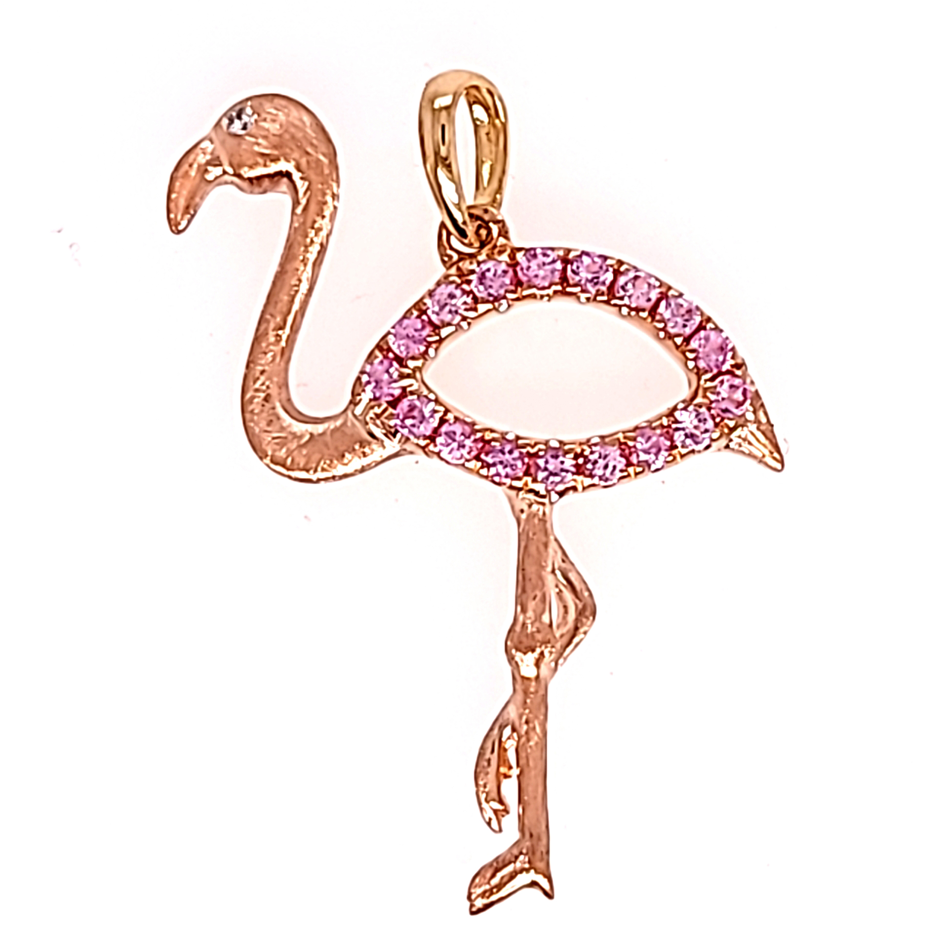 Flamingo necklace 3D model 3D printable | CGTrader