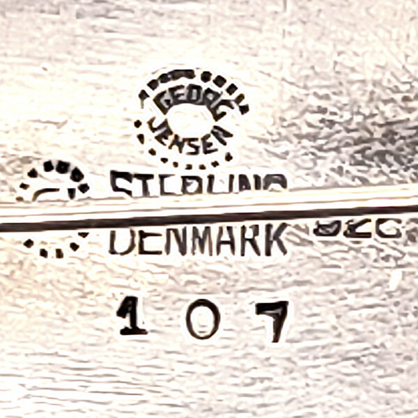 Georg Jensen Pin 107 Trademark