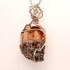 Topaz Double Crystal Necklace Side