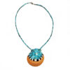 Inlay Turquoise and Shell Necklace Full