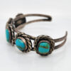 Turquoise Medallion Cuff Side 2
