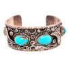 Turquoise Line Cuff Feathers