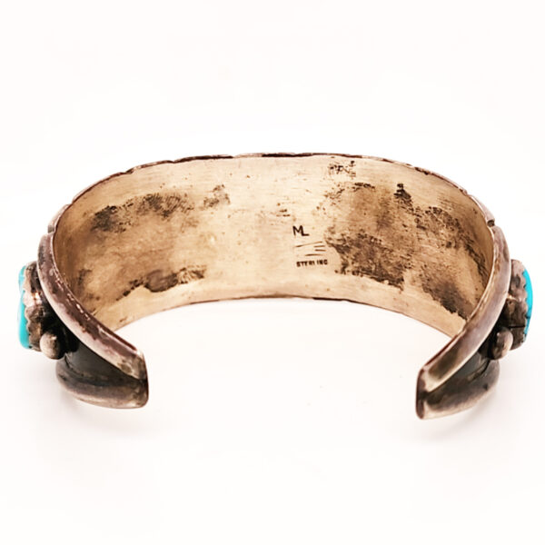 Turquoise Line Cuff - ML Back