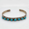 Turquoise Nugget Cuff