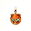 David Freeland Orange Cat Pendant