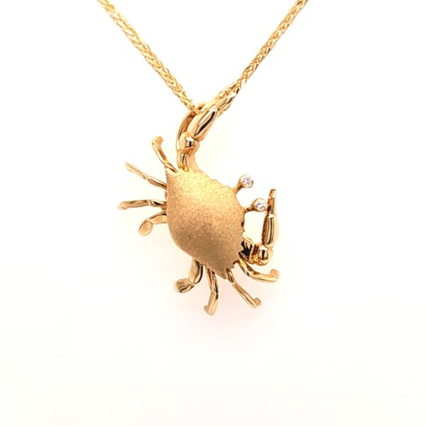 Denny Wong Yellow Gold Crab Pendant