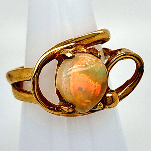 14k Australian Opal Custom Ring