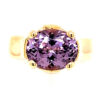 14k Purple Spinel and Diamond Ring