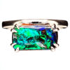 Sterling Black Opal Rectangle Ring