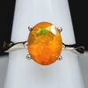 Sterling Faceted Ethiopian Opal Ring