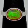 Sterling Geo Ethiopian Opal Ring