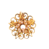 14k Seed Pearl Star Pendant