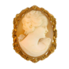 10k Fancy Frame Vintage Cameo