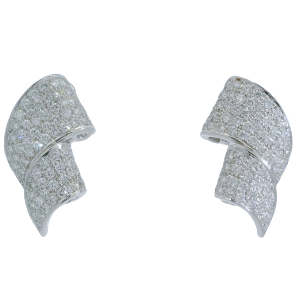 18k wg Stella Diamond Earrings