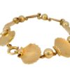 14k Larter Scallop Shell Bracelet